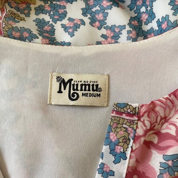 Show Me Your Mumu Women's Jamie Tunic, Gray Gardens Long Sleeves Women's Size M - Picture 10 of 16